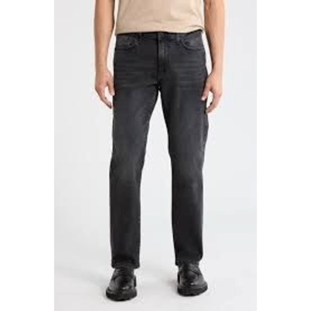 287 Joes Jeans Heirloom Mens Black Modern Stretch Straight Leg Denim (38, NWT)